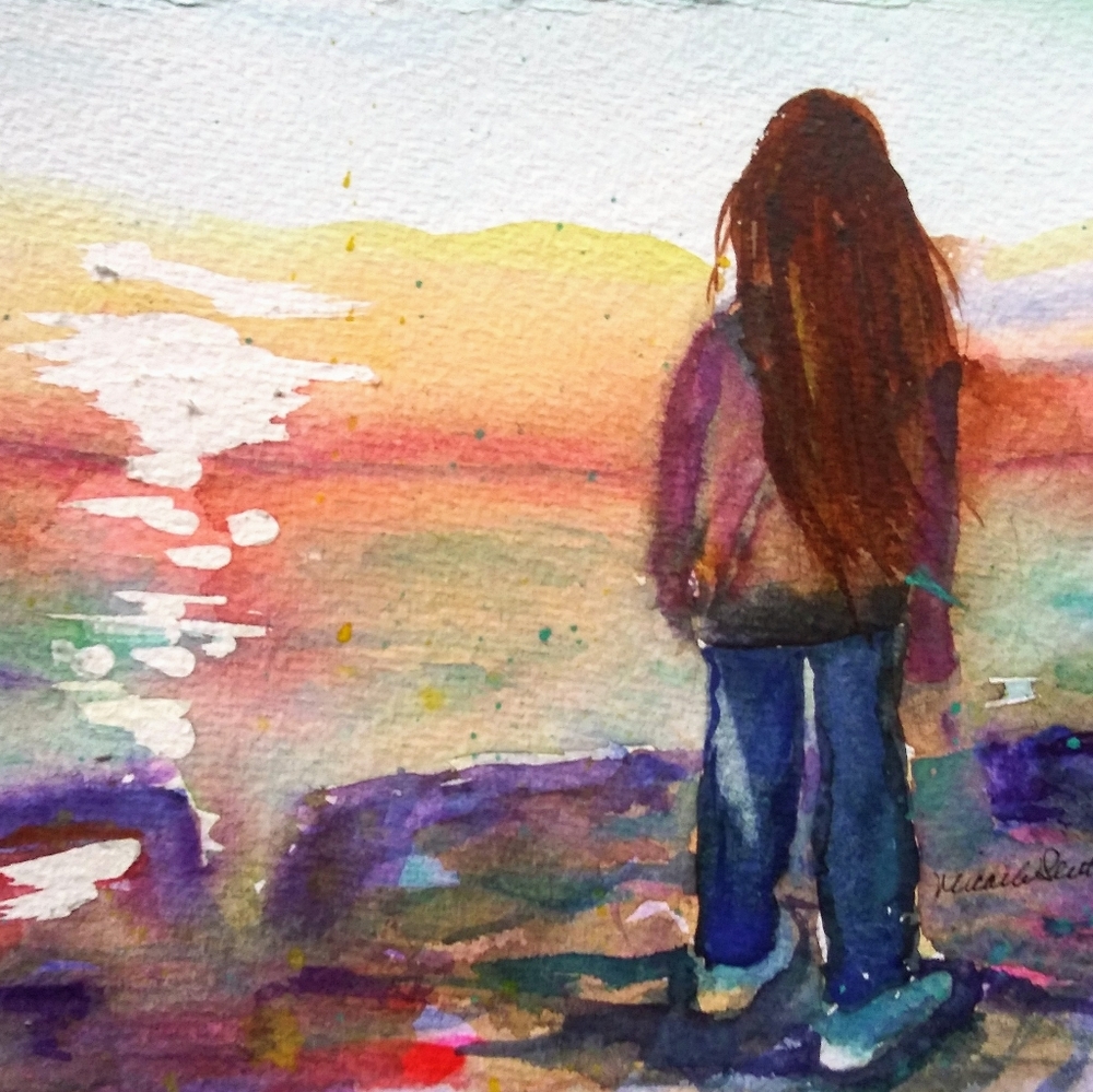 Original watercolor painting